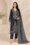 Grey Embroidered Kurta Set