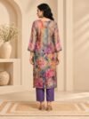 Pastel Floral Printed Kurta Set - Image 3